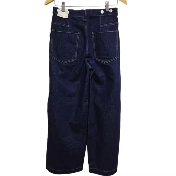 Free People High Street Wide Leg Jeans Boutique Blue Size 29 NWT